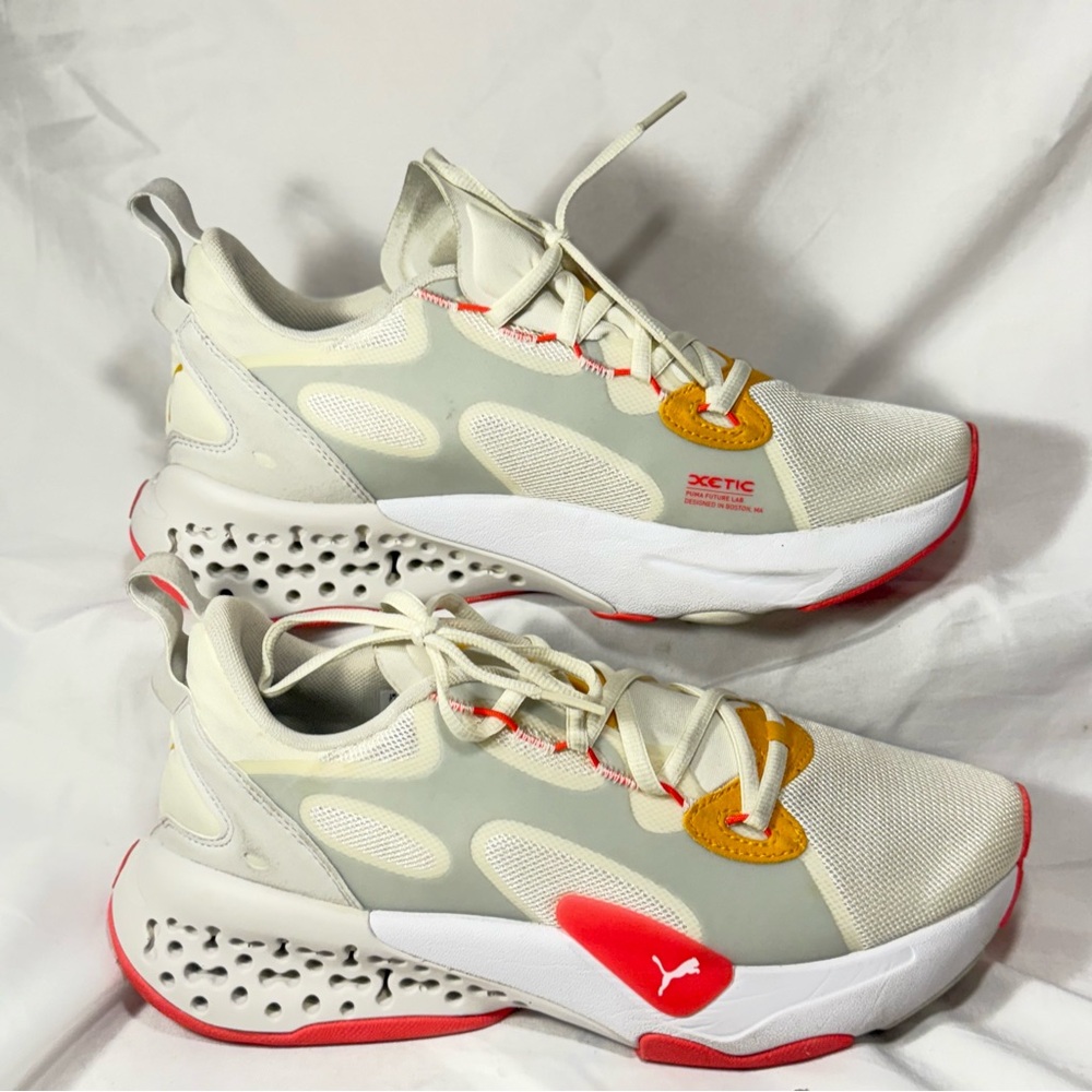 Puma XETIC Halflife Ivory Glow Sunblaze Women’s size 10 - Picture 4 of 11